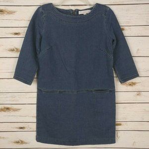 LOFT XSP Jersey Terry Knit Sweatshirt Dress